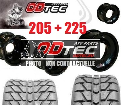 Pack ARP DOUBLE ENTRE AXE BLACK SERIES & MAXXIS RL 205+225