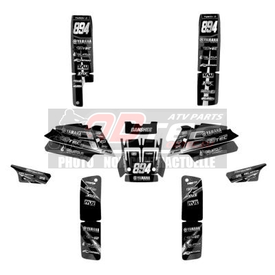 Kit déco ODTEC Racing Banshee 350 Black/White