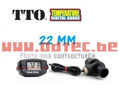 TTO Temperature Meter (Sonde de température à affichage digital) pour durites de 22 mm intérieur