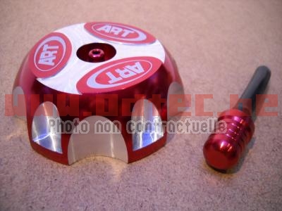 Bouchon d'essence alu rouge RAPTOR700/KFX450/TRX450