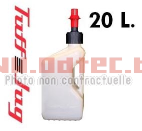 TUFF JUG - Jerrycan 20 litres Blanc/Transparent