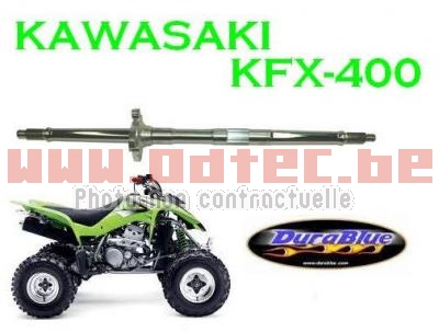 Axe arriere Durablue pour Kawasaki KFX-400