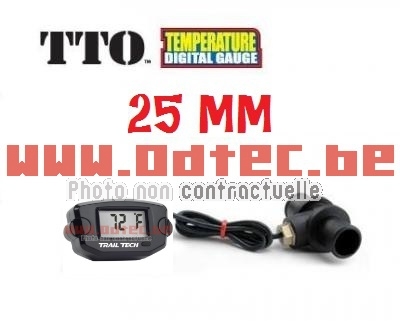 TTO Temperature Meter (Sonde de température à affichage digital) pour durites de 25 mm intérieur